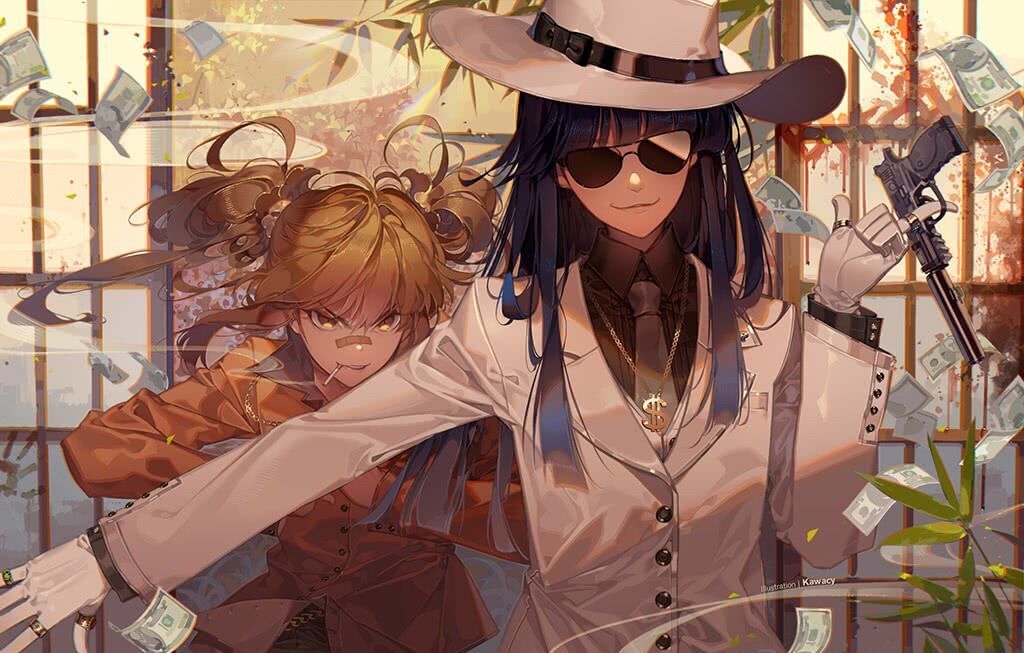 动漫壁纸 这个配色爱了爱了 画师河cy