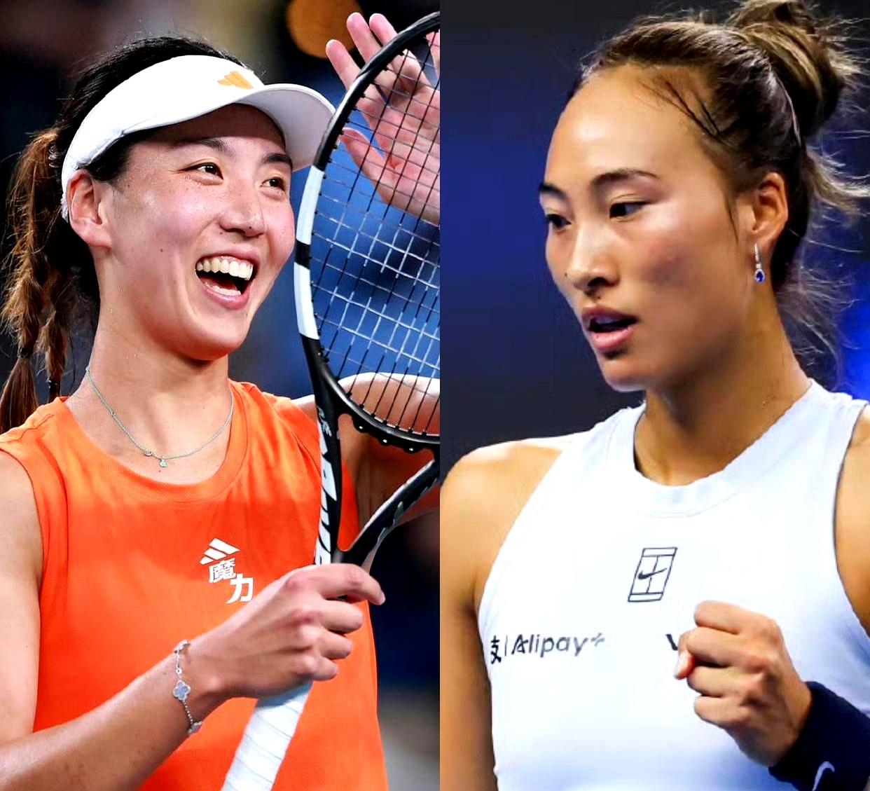 郑钦文和王欣瑜今日力拼会师，网友却说遇到了难言的甜蜜烦恼