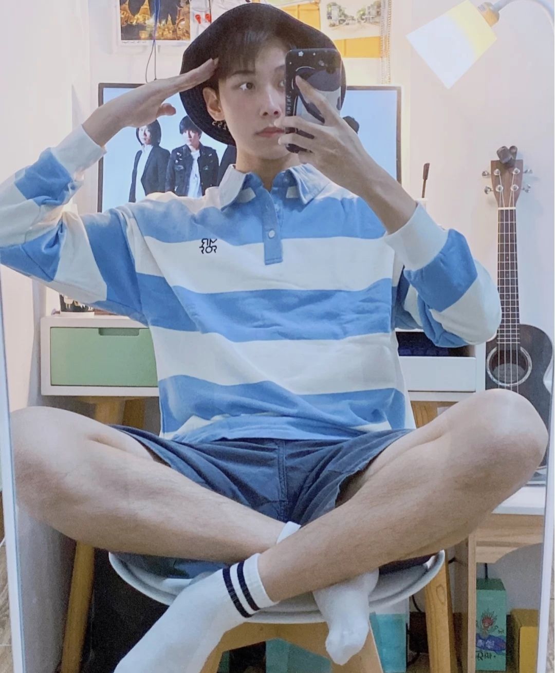 长得超帅的00后小正太，日系风格的穿搭让172身高看起来也有范！