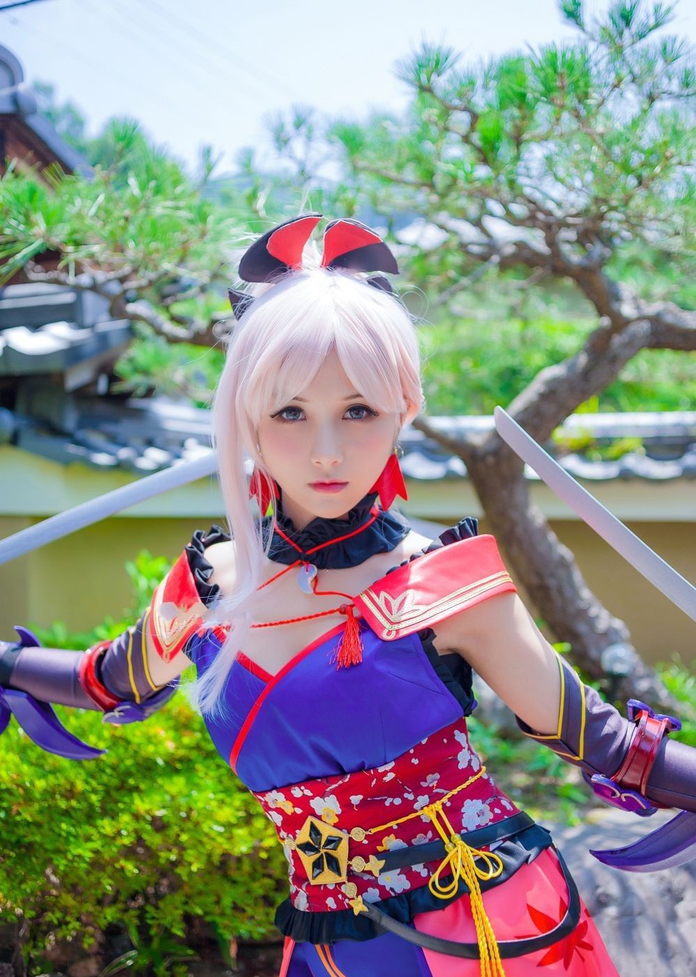 极品妹子COSPLAY英姿飒爽女武士,英气逼人!