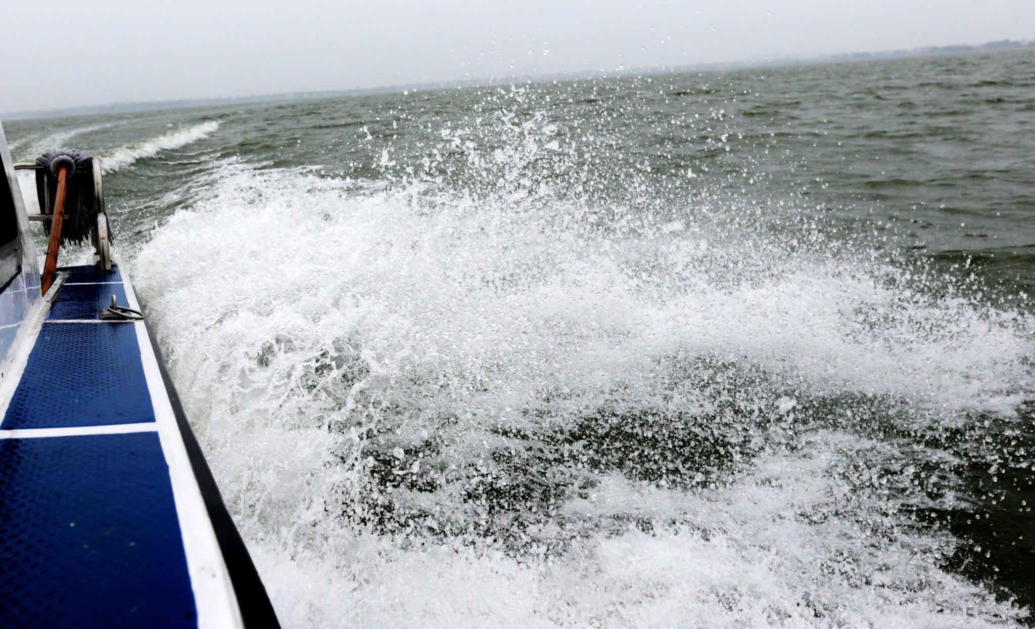 长荡湖水街,水八卦被淹没,防汛抗洪处于重要关口