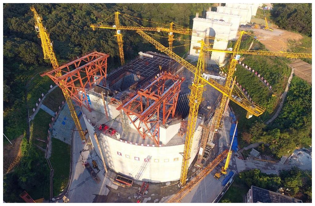 中国超级工程:耗资200亿,使用5万立方米混凝土,主塔高度200米
