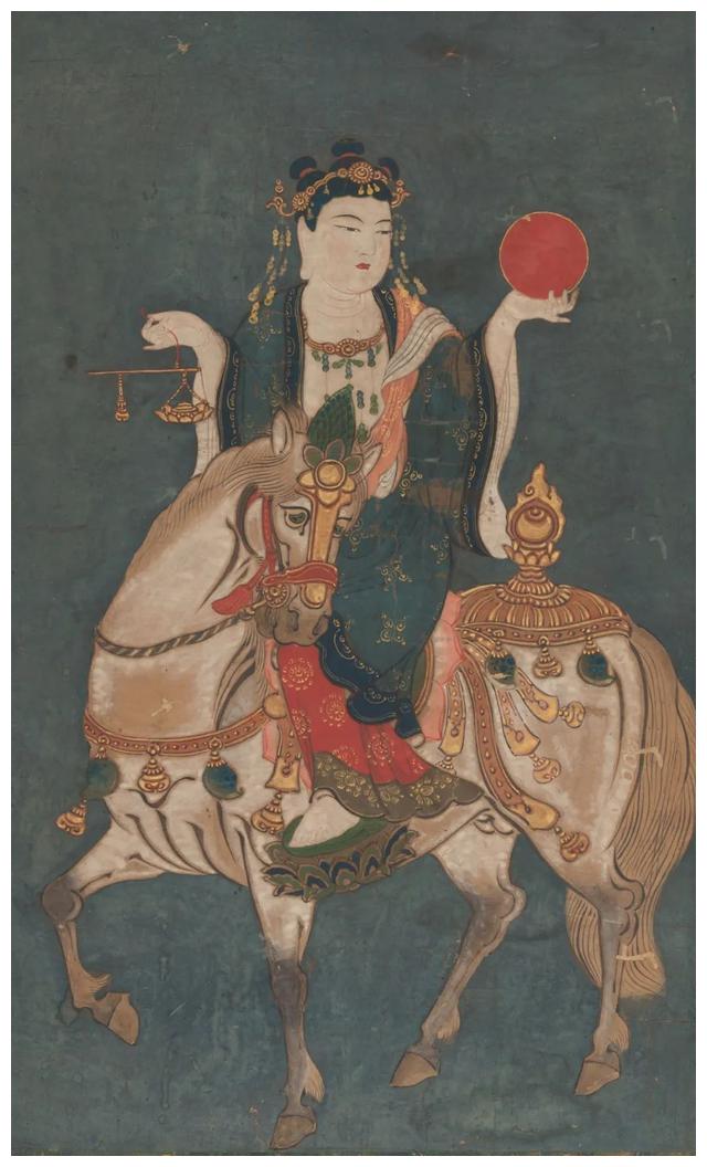 室町时代佛画《马鸣菩萨图》