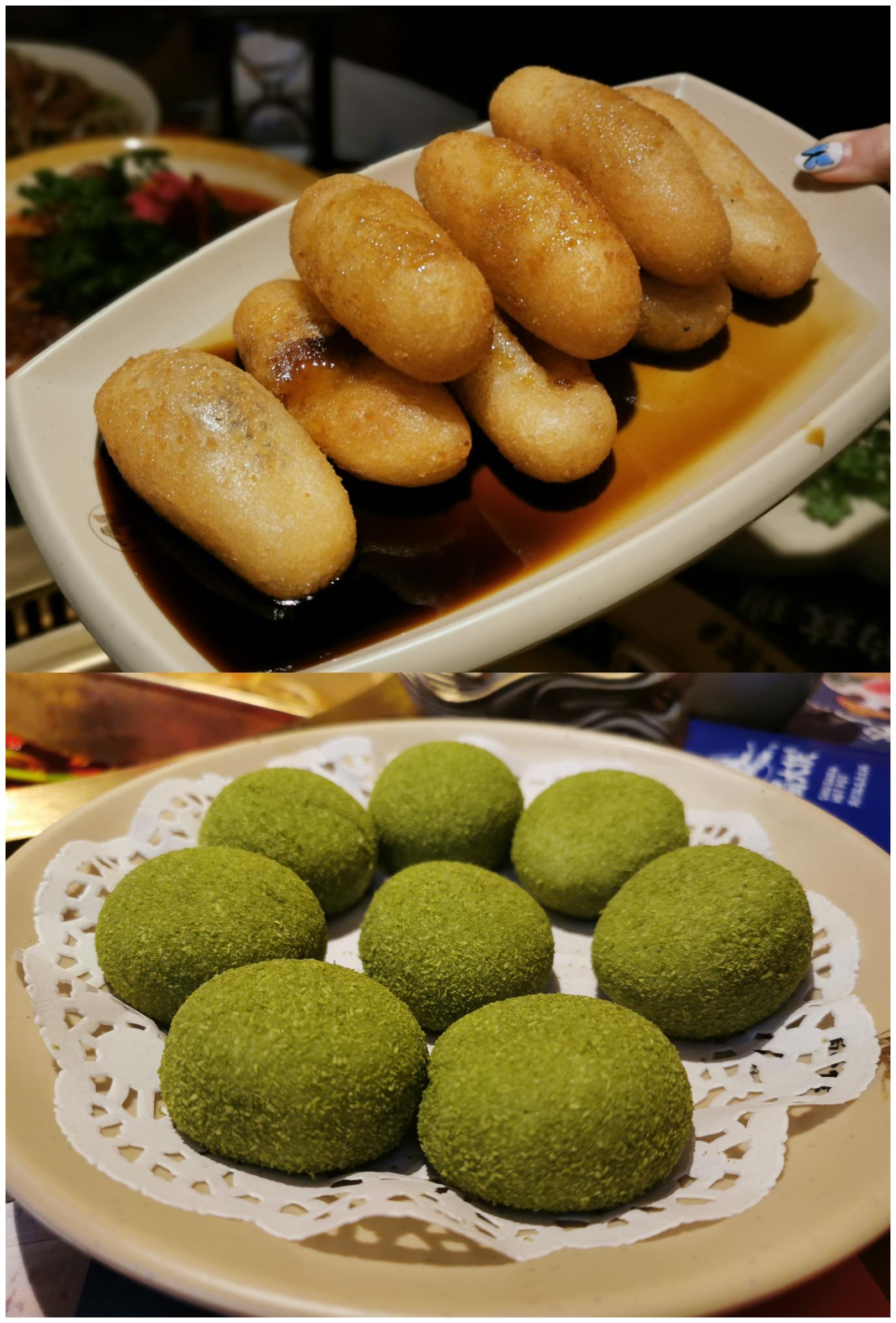 过足瘾不一样的火锅盛宴,酥脆可口的红糖糍粑,软糯的抹茶甜点花千骨
