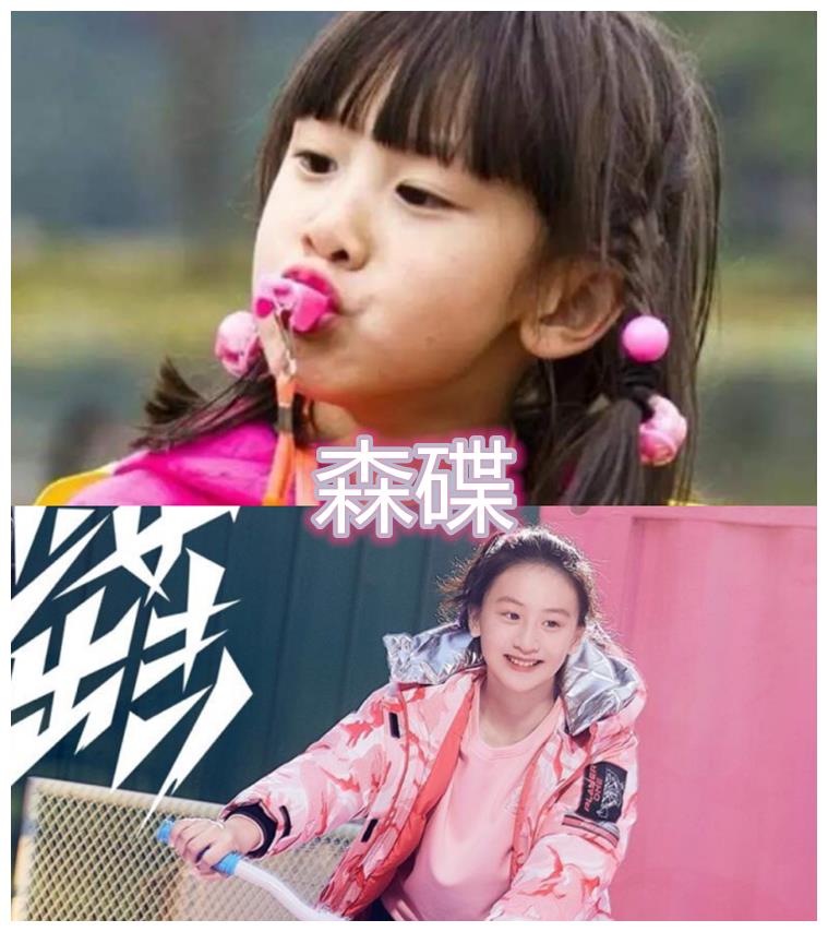 爸爸去哪儿的小女孩多多气质女神森碟元气少女姐姐长大不少