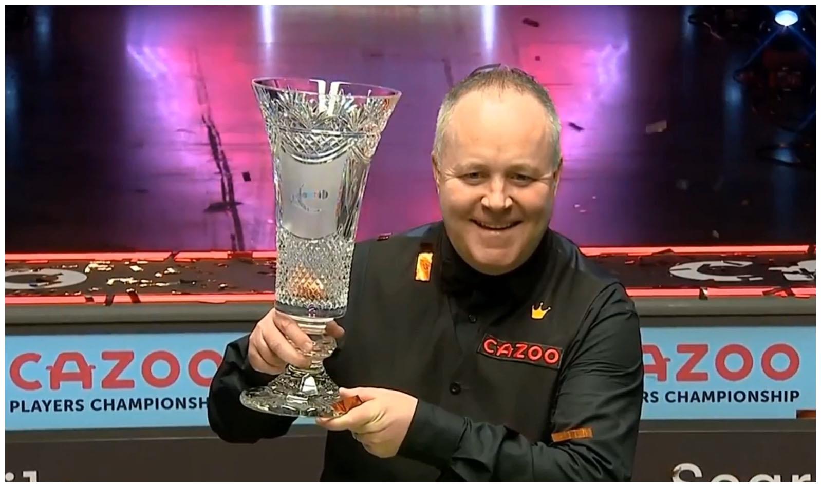 希金斯夺冠本届球员锦标赛希金斯的表现堪称完美,首轮16强6-0横扫