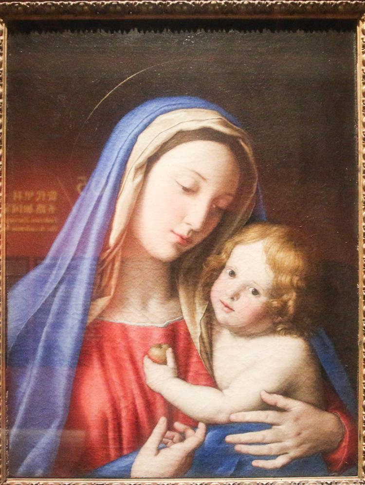 圣母与献果圣子【作品】安东尼奥·比安基尼 · 圣母子【作品】