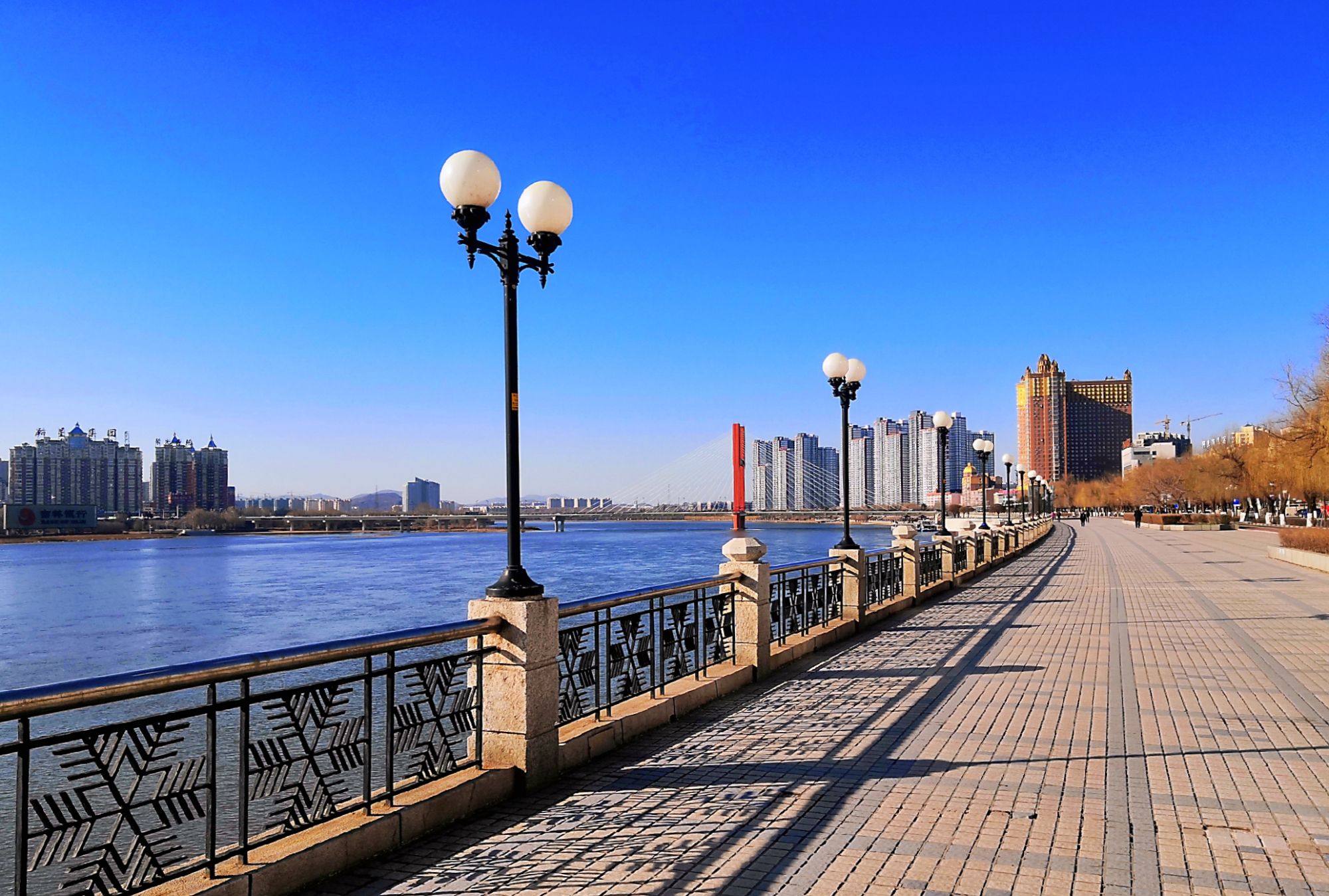 北国江城吉林市美丽的松花江