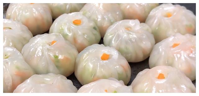 透明蔬菜包晶莹剔透薄皮大馅一出锅孩子连吃好几个太香了