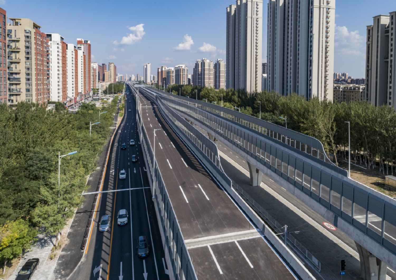 沈阳浑南大道快速路再传喜讯 桥梁段全线通车