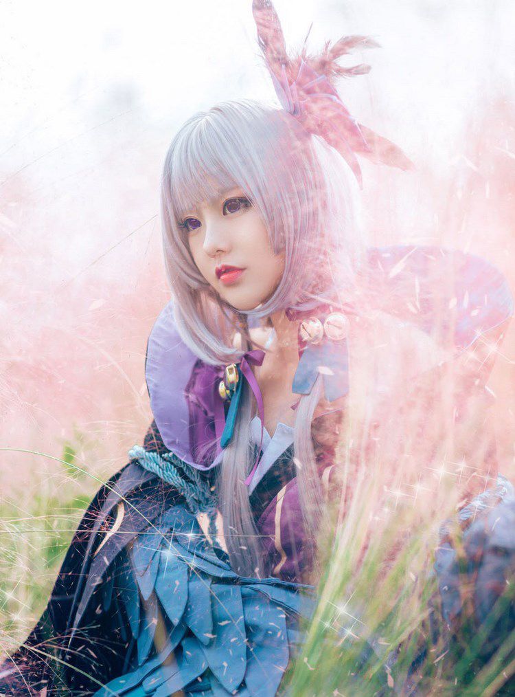 萝莉美女cosplay阴阳师以津真天,非常好看!