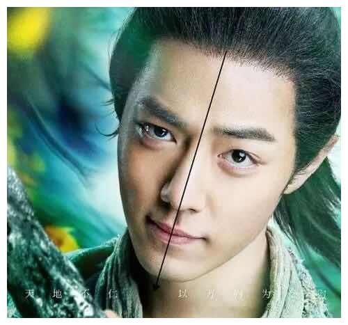 肖战居然是阴阳脸左右脸表情完全不同一半鬼厉一半小凡