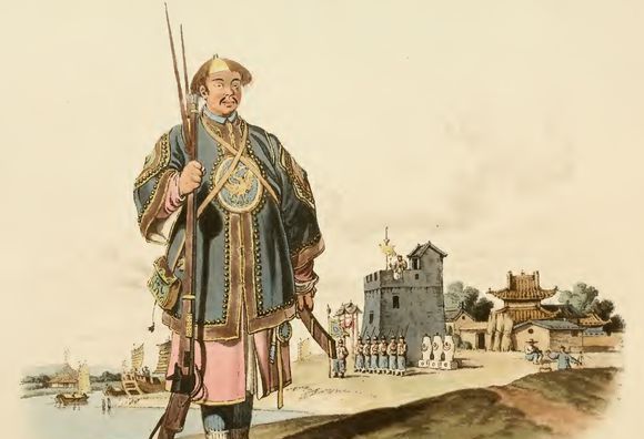 1844年在英国伦敦出版的中国大清朝版图