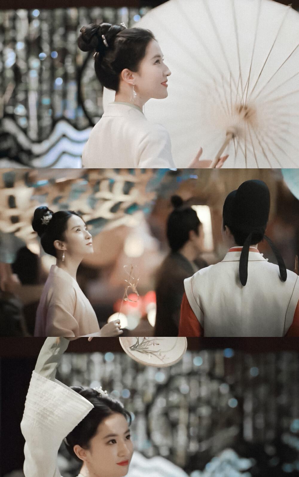 刘亦菲梦华录配音工作照路透古装电视剧的颜值天花板