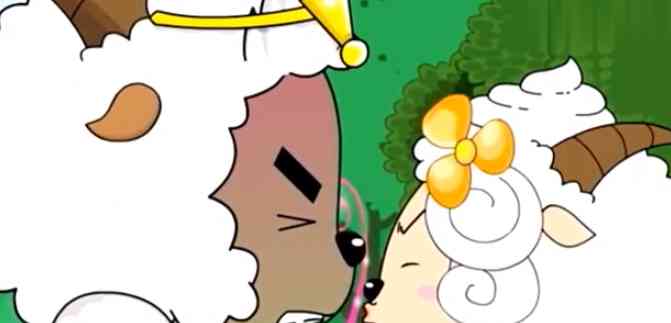 容易令人误会的四个瞬间,喜羊羊初吻被夺走了4,懒羊羊无心看红太狼换