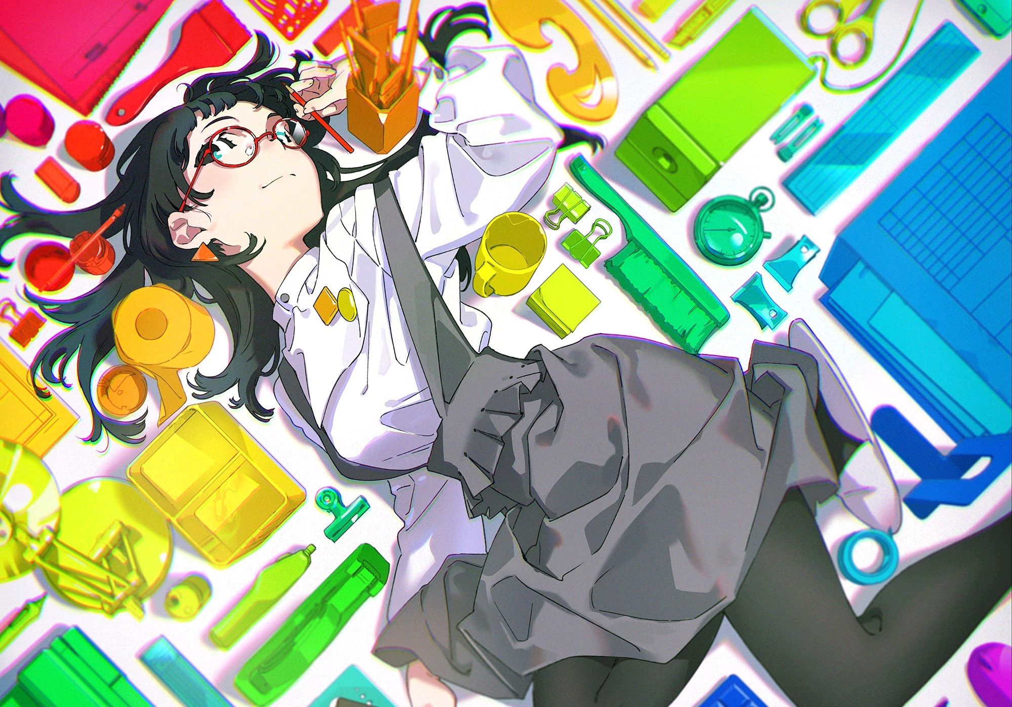 米山舞作品鉴赏:他的每一张插画,都是优秀的艺术品