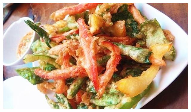 这样简单过油炸一炸,金黄酥脆清香诱人超级解馋|油炸|时蔬|蔬菜_新浪
