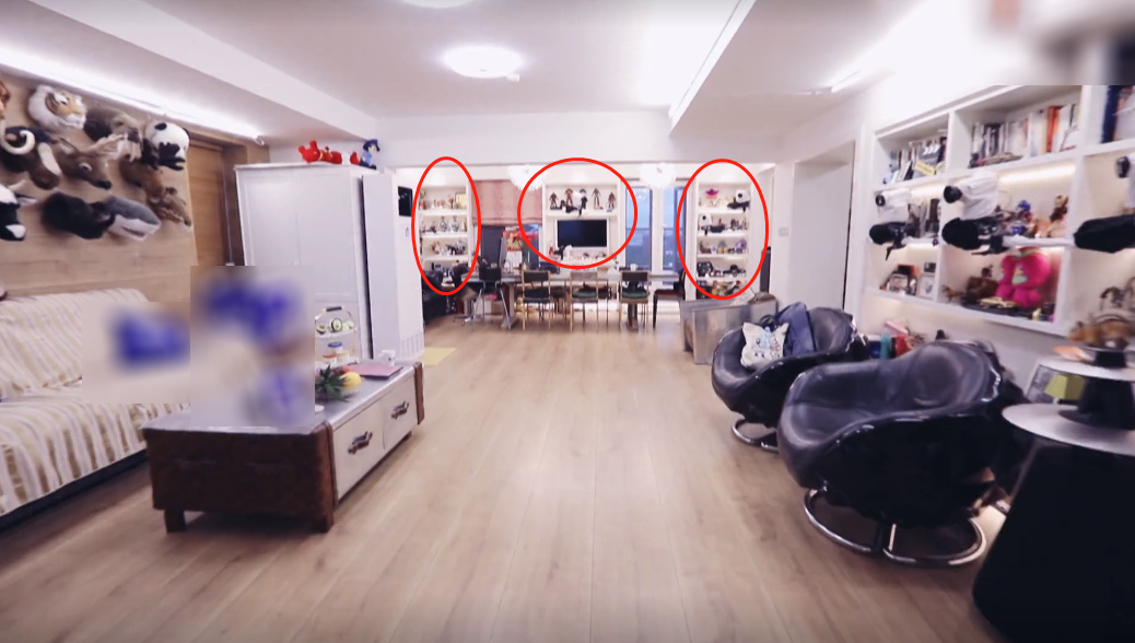 李晨豪宅曝光满墙手办瞩目洗漱台化妆品多比女明星的还精致