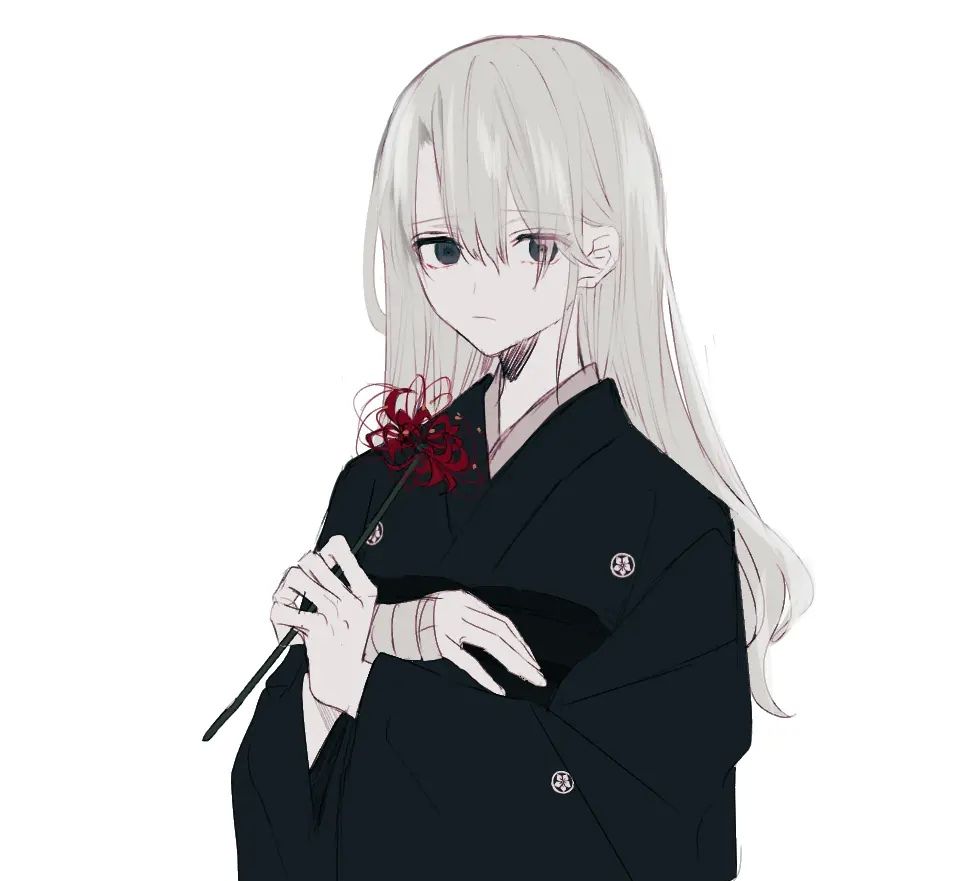 丧系动漫女生高清手绘头像_高清图集_新浪网