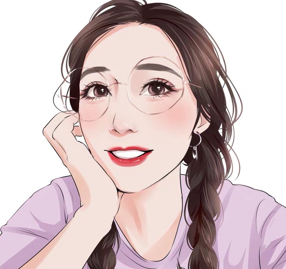 手绘漫画,头像里的仪式感,幸福也可以如此简单