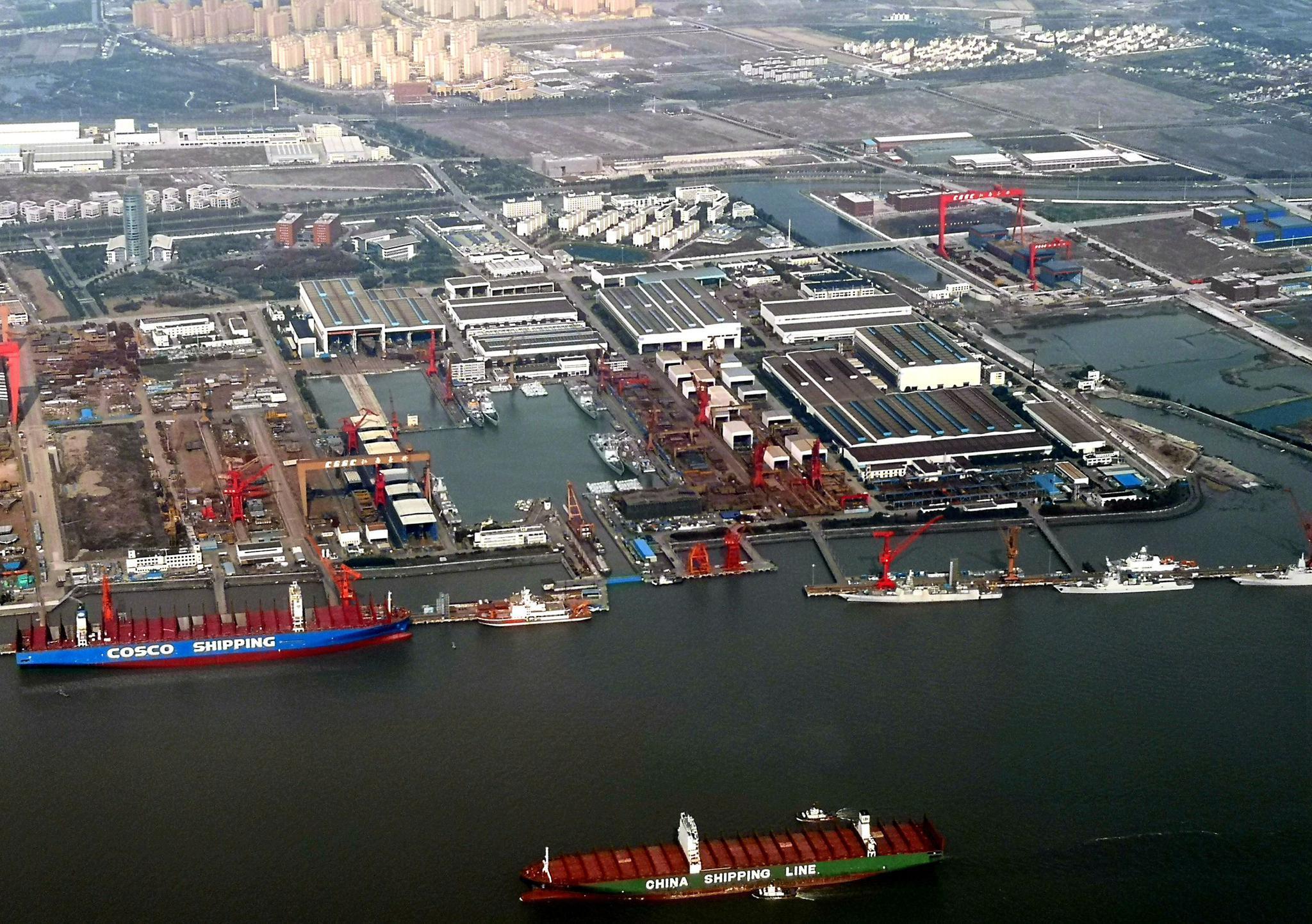江南造船厂航母位置图片