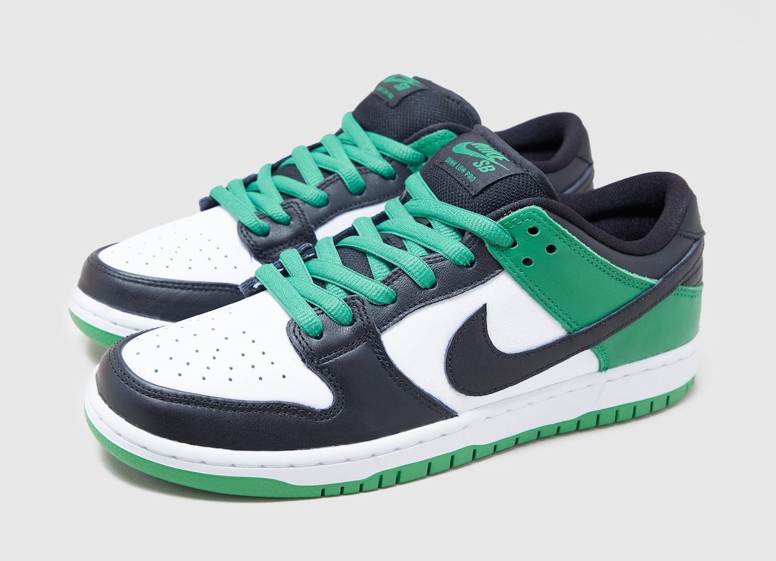 致敬黑绿脚趾 aj1,nike sb dunk low「classic green」再曝光