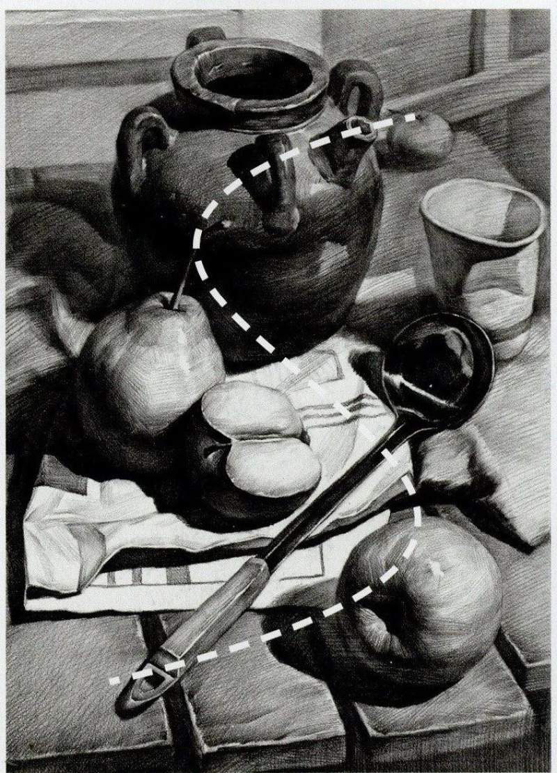 美术干货8种美术生一定会用到得绘画构图形式