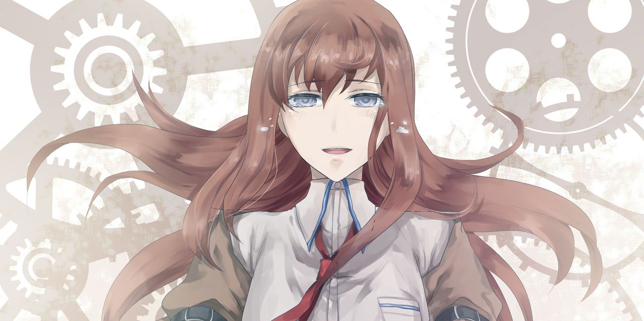 天才少女牧濑红莉栖的高清手绘插画,她是动画《命运石之门》女主