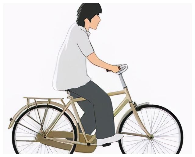 骑自行车不要负载重物或载人
