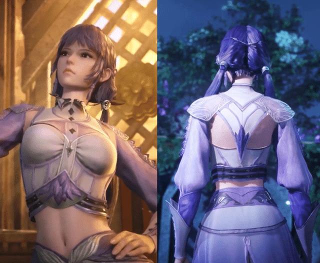 《斗罗大陆》五美同框,满屏的大长腿,小舞c位站姿优雅,迷人