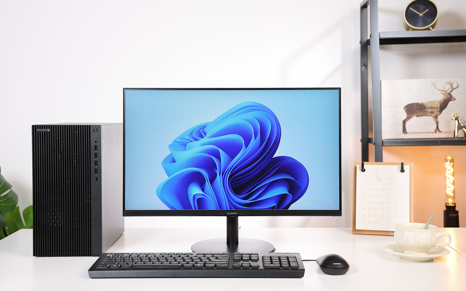 华为擎云b730台式机图赏:简约设计,彰显东方秩序美学|台式机|美学