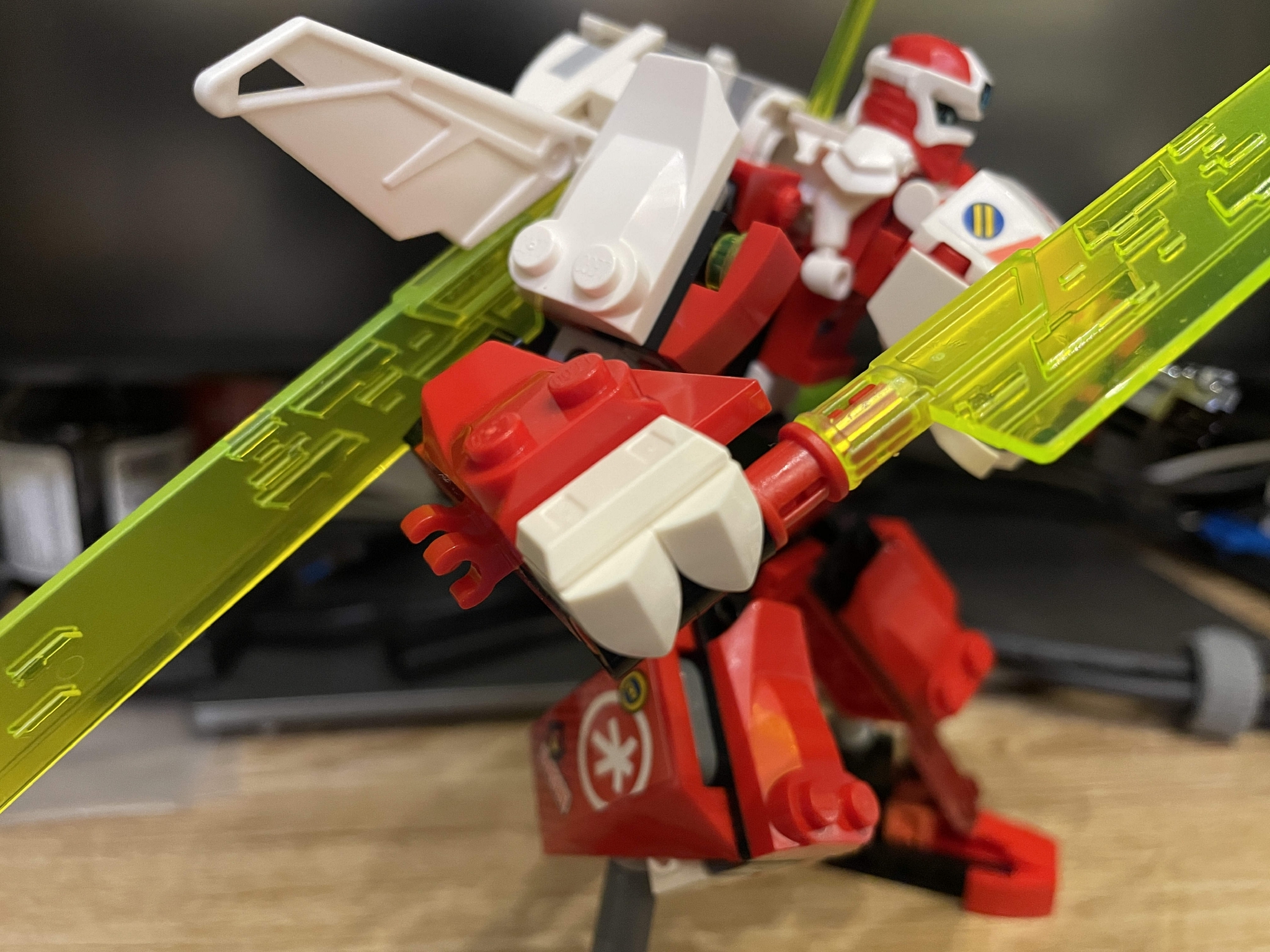 机甲 喷气飞机,少见幻影忍者2合1:乐高71707凯的机甲喷气式飞机