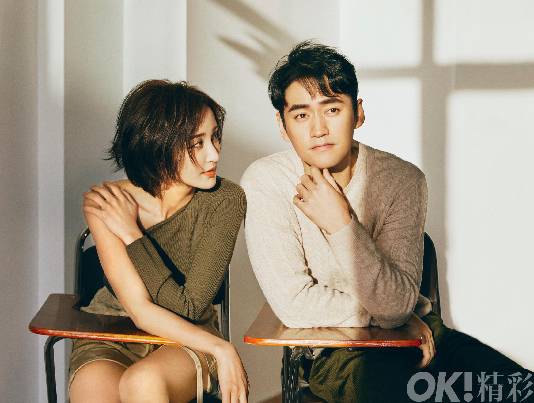 张歆艺棕调质感大片上线春日氛围诠释浪漫爱情