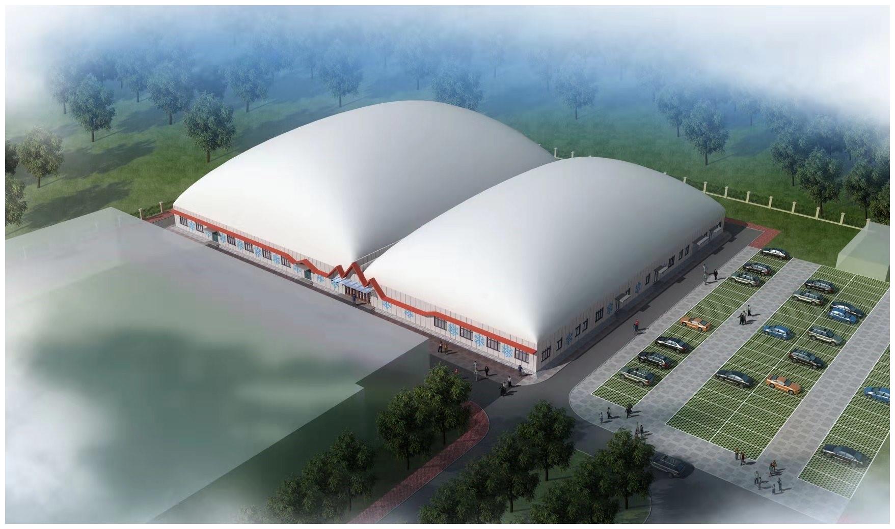节能50的气膜建筑北京冬残奥会首个新建备战训练场馆落成
