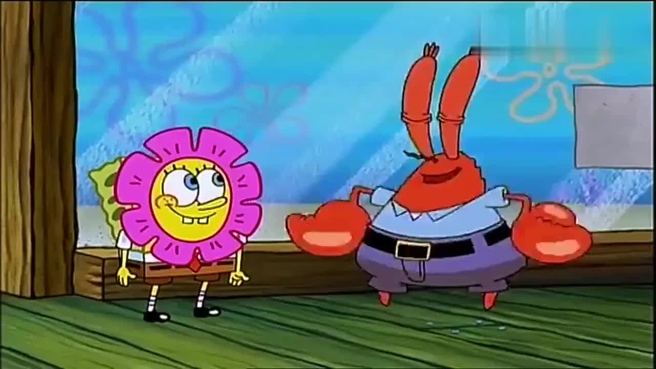 海绵宝宝这身向日葵装扮,就我觉得巨好看