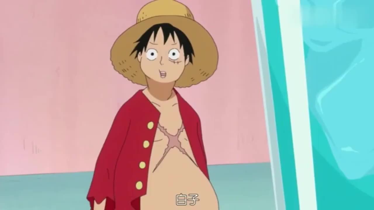 海贼王路飞吃成了一个球白星还以为人类都这么能吃