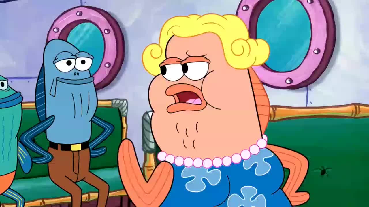 海绵宝宝珊迪在研究别人心理