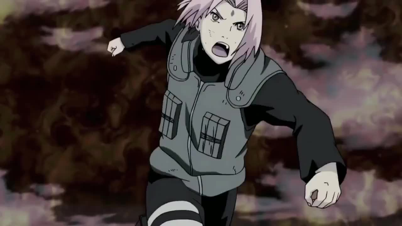 火影忍者这就是木叶中忍春野樱的实力这一拳把鸣人吓的不轻