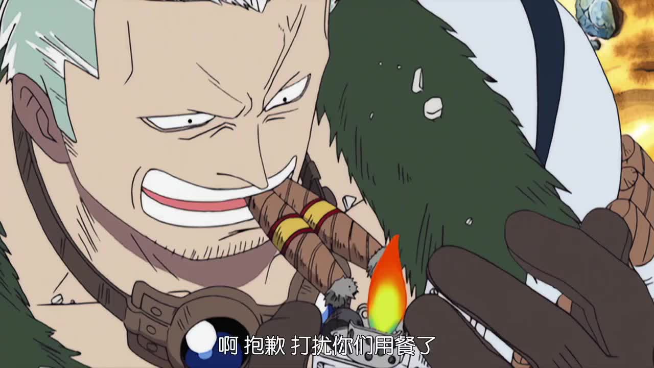 海贼王:艾斯看到弟弟路飞话还没说完,就被斯摩格按在地上