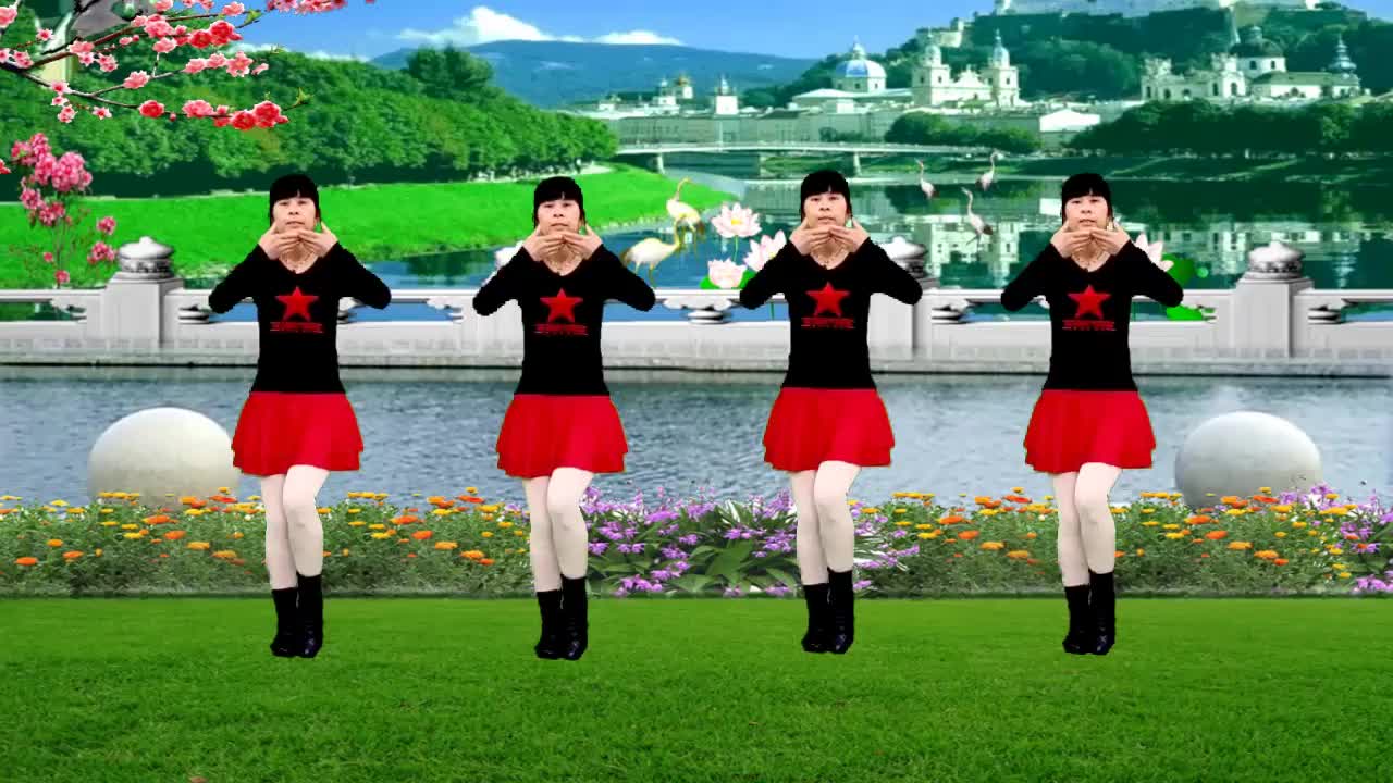 广场舞《浏阳河》节奏欢快动感,简单又好看附分解