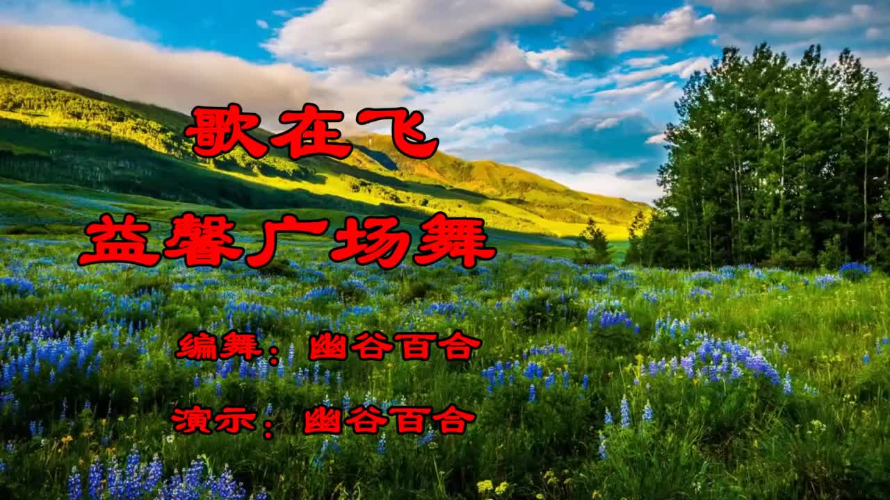 一曲歌在飞旋律动听让人醉一支歌在飞简单大方又美美