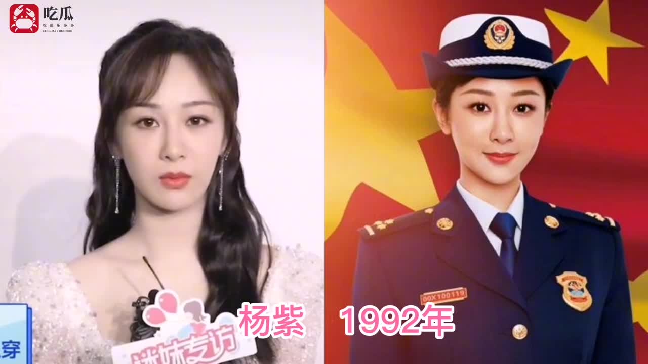 英姿飒爽的12位女星军装照,一个比一个有气质,杨紫万茜飒气十