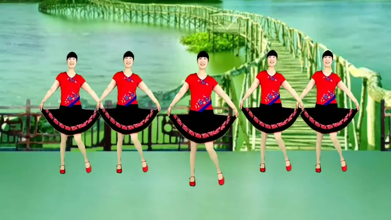 广场舞《祝姑九点半》节奏动感,舞步简单新颖,好听又好看
