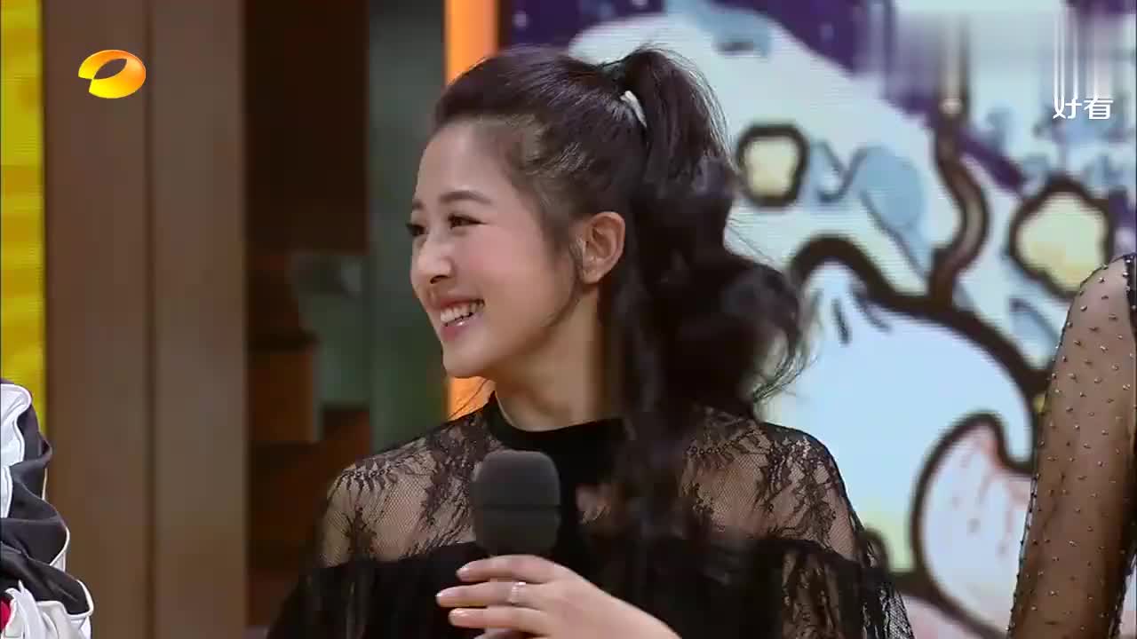 张含韵干饭人石锤,汪涵爆料拍片,八个包子竟全吃完丨天天向上