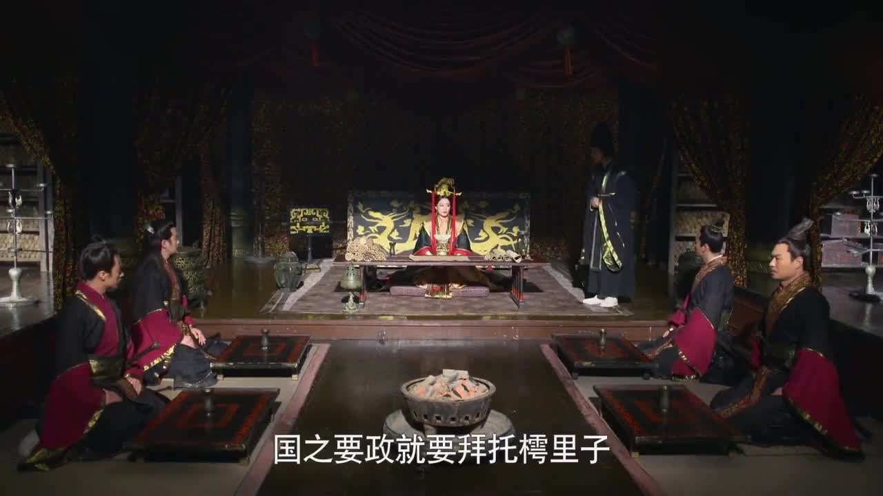 芈月传:芈月在宣室殿霸气非凡,见到义渠君,反倒变小女人了