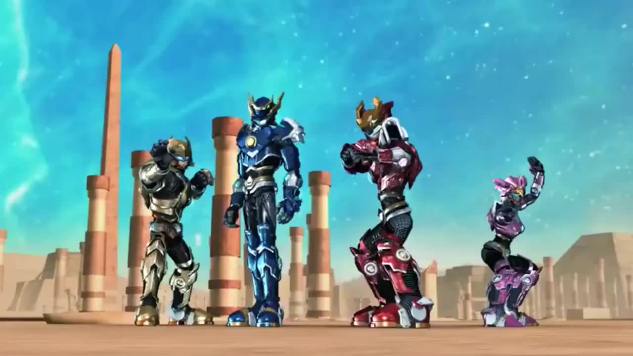 超兽武装:云蝠战队出击,轻松击败天羽火麟飞他们