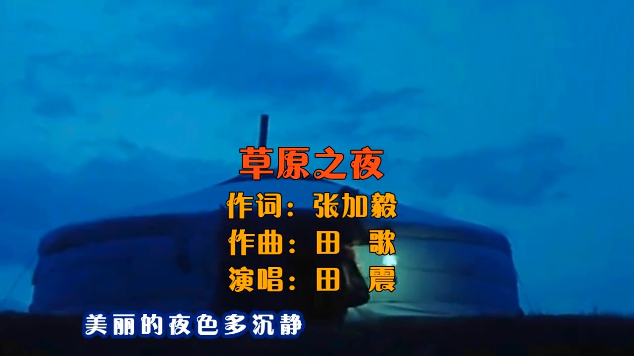 田震深情演唱《草原之夜》，不愧是一代歌后，真是太好听了！