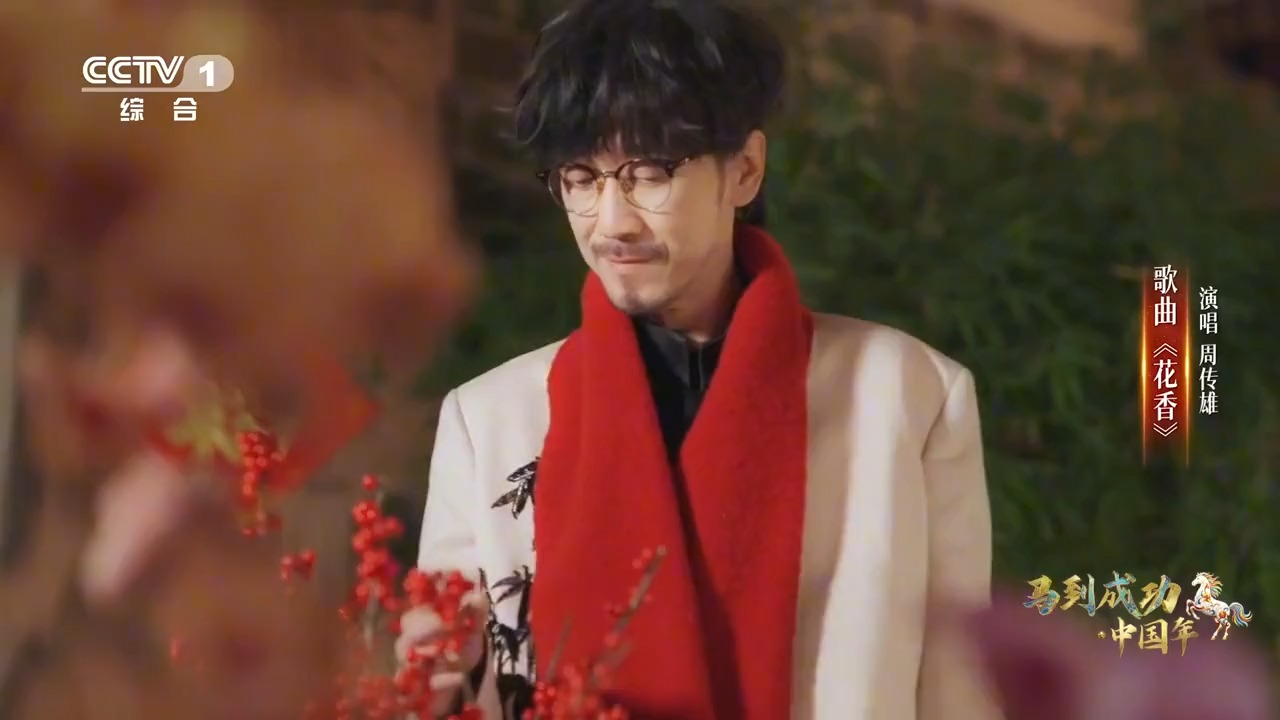 周传雄《花香》，这首歌太有年味啦2026央视小年夜晚会
