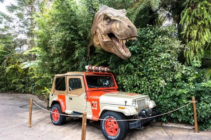 《侏罗纪公园3》即将上映,rubicon4xe变身小恐龙保姆车-新浪汽车