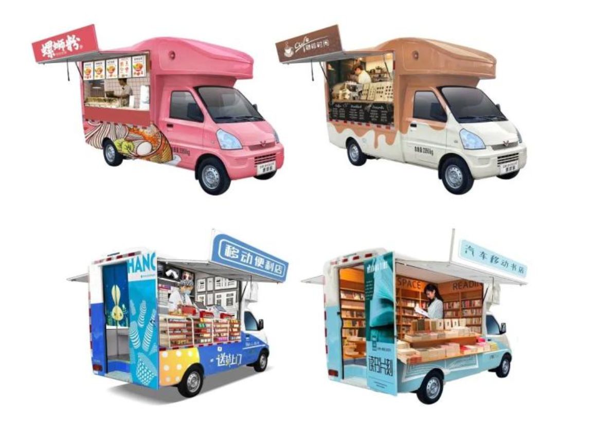 五菱再出神车仅售675万站立式售货车开卖年轻人新型创业车